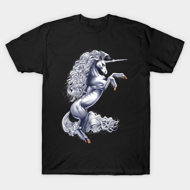 Mythical Unicorn T-Shirt by underheaven